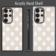 Minimalism White Florals Case For Galaxy S23 S24 S25 S23ULTRA S24ULTRA S25ULTRA Cover S24Plus S25Plu