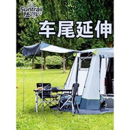 Overseas Hot-selling Self-driving Camping RV Business Vehicle MPV Camping Car Tail Tent SUV Side Ten