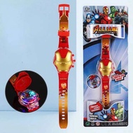 Đồng hồ trẻ em có nhạc đèn. Đồng hồ đeo tay cho bé hình Doremon Hello kiity siêu nhân hoạt hình  San