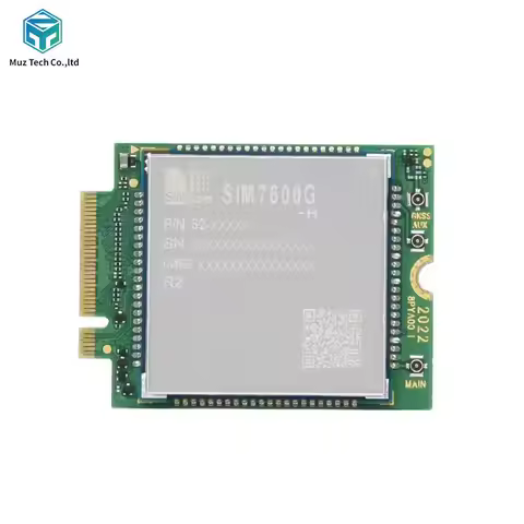SIM7600G-H R2 M2 Global bands LTE Cat.4 Module GNSS M.2 form factor compatible with the SIM7500/SIM7