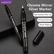 LOVETOUCH 1Pc 0.7/1/3mm Electroplating Chrome Mirror Marker Silver Liquid Hand-repair Chrome-plated 