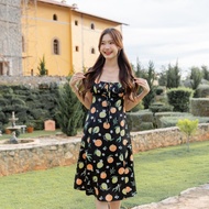 Janiya Faye Dress เดรสทรงพริ้วแขนจั้มตุ๊กตา