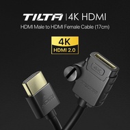 สายเคเบิล TILTA TCB-HDM-HDF-17 HDMI ตัวผู้ไปเป็น HDMI ตัวเมีย (17ซม.) พร้อมสาย HDMI มาตรฐานและโครงใส่กล้องเอียง