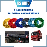 3 Kaki x 10 Utas Tali Getah Kanvas Lori Trailer Panjang Tiga Kaki Feet Warna Warni Normal Quality Ta