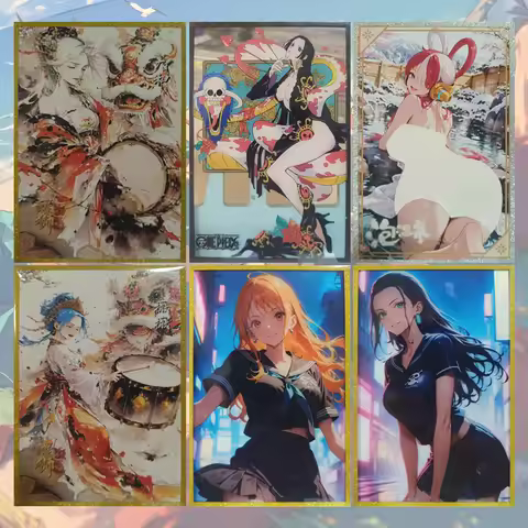 Anime One Piece Nico Robin Uta Perona Nami Yamato Boa Hancock Collectible Cards Christmas Birthday G