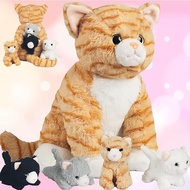 5 Pcs Monkey Stuffed Animal with Babies Huggable Mom and 4 Baby Stuffed Monkey Plush Toys Cute Stuff