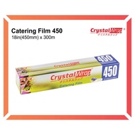 Crystal Wrap Catering Film - 18 inch ( 450mm ) x 300meter [ Food Wrap Film ] - CrystalWrap® Catering