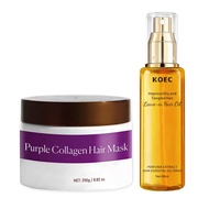 KOE Purple ollagen Hair Mask with Perfume Oil for Blond Silver and Dyed Hair,Deep onditioning Hair M