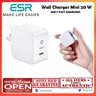ESR Charger Mini Type C 20W fast Charging Wall Charger