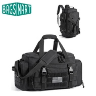 BAGSMART Tactical Backpack for Men 33L Duffle Bag for Travel with Shoe Compartment 4 in 1 Personal I