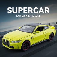 DL 1:32 BMW M4 two-door Coupe imitation Metal Alloy Toys Car Model Diecast Vehicle For Boys Kids Sim