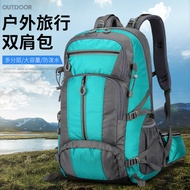 Manufacturer 40L Waterproof Nylon Fabric Backpack Travel Backpack Breathable Backpack Large Capacity