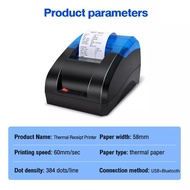 เครื่องพิมพ์ใบเสร็จ บลูธูท thermal เครื่องปริ้นGrabfood loyverse POS Foodpandaเครื่องพิมพ์ความร้อนBl