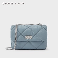 CHARLES and KEITH CK2-20270770 กระเป๋าสะพายไหล่สายโซ่สำหรับผู้หญิง