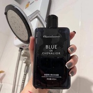 👨ครีมอาบน้ำสบู่น้ำหอม สบู่อาบน้ำ ครีมอายน้ำหอม  BLUE Chanalior 420ml กลิ่นน้ำหอมผู้ชาย กลิ่นหอมละมุนมาก-9375