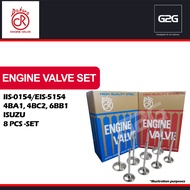 Engine Valve DOKURO IIS-0154/EIS-5154 -4BA1, 4BC2, 6BB1 ISUZU