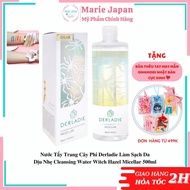 Nước Tẩy Trang Cây Phỉ Làm Sạch Da Dịu Nhẹ Derladie Cleansing Water Witch Hazel Micellar 500ml