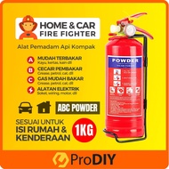 PRODIY Portable Fire Extinguisher 1kg Fire Fighter Alat Pemadam Api Kereta 1kg Mini Fire Extinguishe