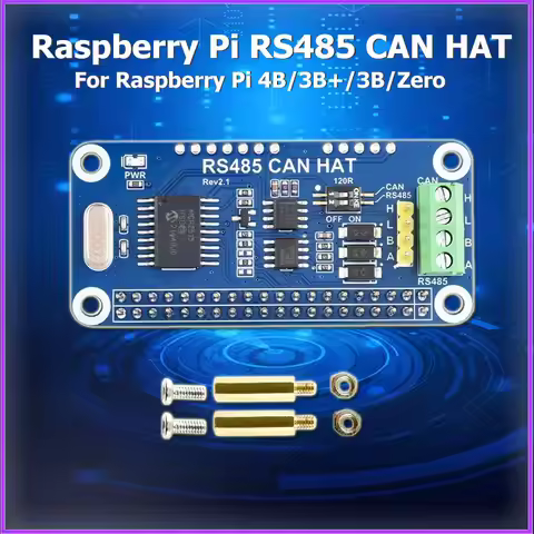RS485 CAN BUS Module HAT Expansion Board Shield for RPI 0 Raspberry Pi Zero 2 W WH 2W 3A 3 Model B 3