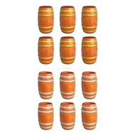 youn Pack of 6 Lightweight Mini Beer Barrels Suited for Dollhouses Furniture and Beer Themed Parties
