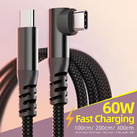 USB C Cable 1M 2M 3M 1PC 10FT USB C Data Transfer 60W PD Fast Charging Cable For iPhone 15 15Plus 15