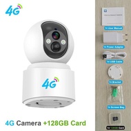 5MP HD Wireless CCTV Battery Powered 4G SIM Camera CCTV Motion Detection Night Vision 360 Rotation I