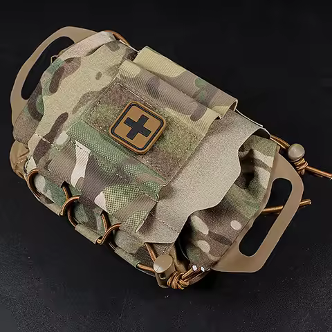 Tactical Medical Molle First Aid Pouch Two Piece System Micro Med kit Emergency Hunting Bag IFAK Pou