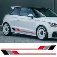 Car Side Door Stickers Vinyl Decal Trims Exterior Auto Accessories For Audi A1 8X GB GBA Sportback Q