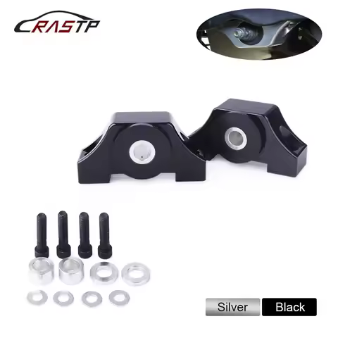 RASTP-JDM Engine Billet Motor Torque Mount Kit Fit for Honda Civic EG EK B16 B18 B20 D16 D15 RS-EM10