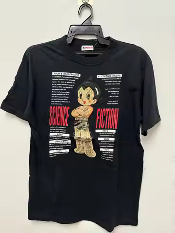 Vintage 90 s Astro Boy Science Fiction Production Cartoon T Shirt Film Movies Movie Size L