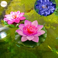 LOLLIPOP1 7pcs/set Lotus Flower, Lifelike Random Color Artificial Lotus Plant, Fake Lotus Plant 10cm