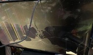 開關機正常,液晶電視 43吋 Sanlux 三洋 SMT-K43LE 螢幕破屏 零件拆賣