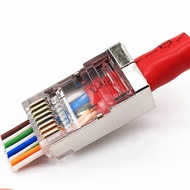 LPJ EZ CAT6 RJ45 Shielded Pass Through (Tagusan)FTP Network Modular Plug Connector EZ CRIMPING TOOL