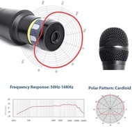 LY MAono Au-K04 ProfeSSionAl DynAmic KArAoke MicropHone SA XLR HAnggAng 6.35Mm CAble