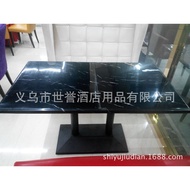 S-6💝Hangzhou Marble Western Dining Table Direct Sales Artificial Marble Sofa Deck Hot Pot Table Buffet Dining Room Table