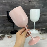 MV 480ML Food Grade PP Plastic Wine Glass Durable Plastic Wine Glass Plastic Goblet Glass