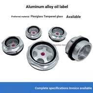 B. b. Oil Level Observation Mirror Oil View Mirror Aluminum Oil Window Round Hexagonal M20 27 * 1.5 
