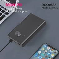 PD100W 通用電池組筆記型電腦充電器 20000mAh 行動電源直流行動電源 5V-24V 1A-5A ynsitmckp PD100W Universal Battery Pack Laptop