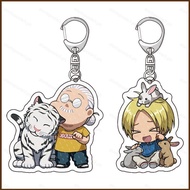 ST3 SAKAMOTO DAYS Shin Asakura Acrylic Keychain Backpack Pendant Taro Sakamoto Bag Anime Accessories