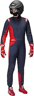 sparco R584 SPRINT ADVANCED-ASY Racing Suit R584 Blue Navy/Red Size 52
