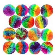 2pcs/4pcs/6pcs/8pcs Mini Sensory Toy Set - Balls,Stretch Balls,Rainbow Velvet Balls,And Sticky Balls