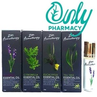 Zen Aromatherapy Essential Oil Roll On 10ml (Lavender / Rosemary/ Tea Tree/Citronella/ Eucalyptus)