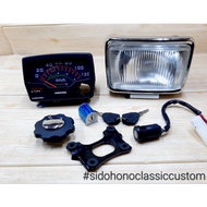 HONDA Headlight package win win100 new set win speedo + win key set + win speedo bracket