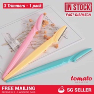 [SG Seller] 3Pcs Eyebrow Body Hair Razor Trimmer Shaver Knife