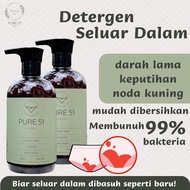 Pure51 Lingerie Wash (500ml) Underwear Cleaner Blood Stain Remover Bra Panties Laundry Detergent Pur