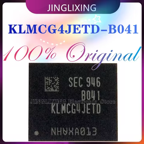 1pcs/lot New Original KLMCG4JETD-B041 KLMCG4JETD B041 EMMC 64G BGA153 Switch Oled Memory Chip Integr