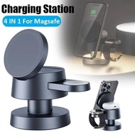 4 in 1 Magnetic Light Phone Charger Stand For ihone 16 15 14 13 12 Pro Max Apple Watch 9 8 Airpods P