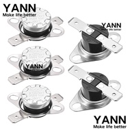 YANN1 5pcs Thermostat, Snap Disc N.C Adjust Temperature Switch, Durable Normally Closed 120°C/248°F KSD301 Temperature Controller