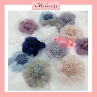 3D Bunga Tampal/Bunga 3D untuk baju / Handmade 3D Fabric Flowers