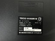 [士林北投液晶螢幕電視維修]TECO TL4222TRE 面板破零件機